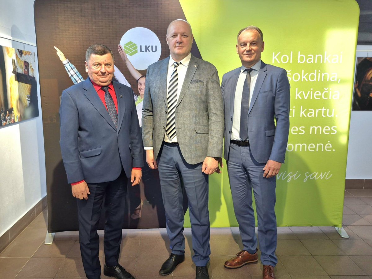 Kėdainiuose – kredito unijos 20-mečio forumas: meras V. Tamulis ir vadovai aptarė kooperacijos galią