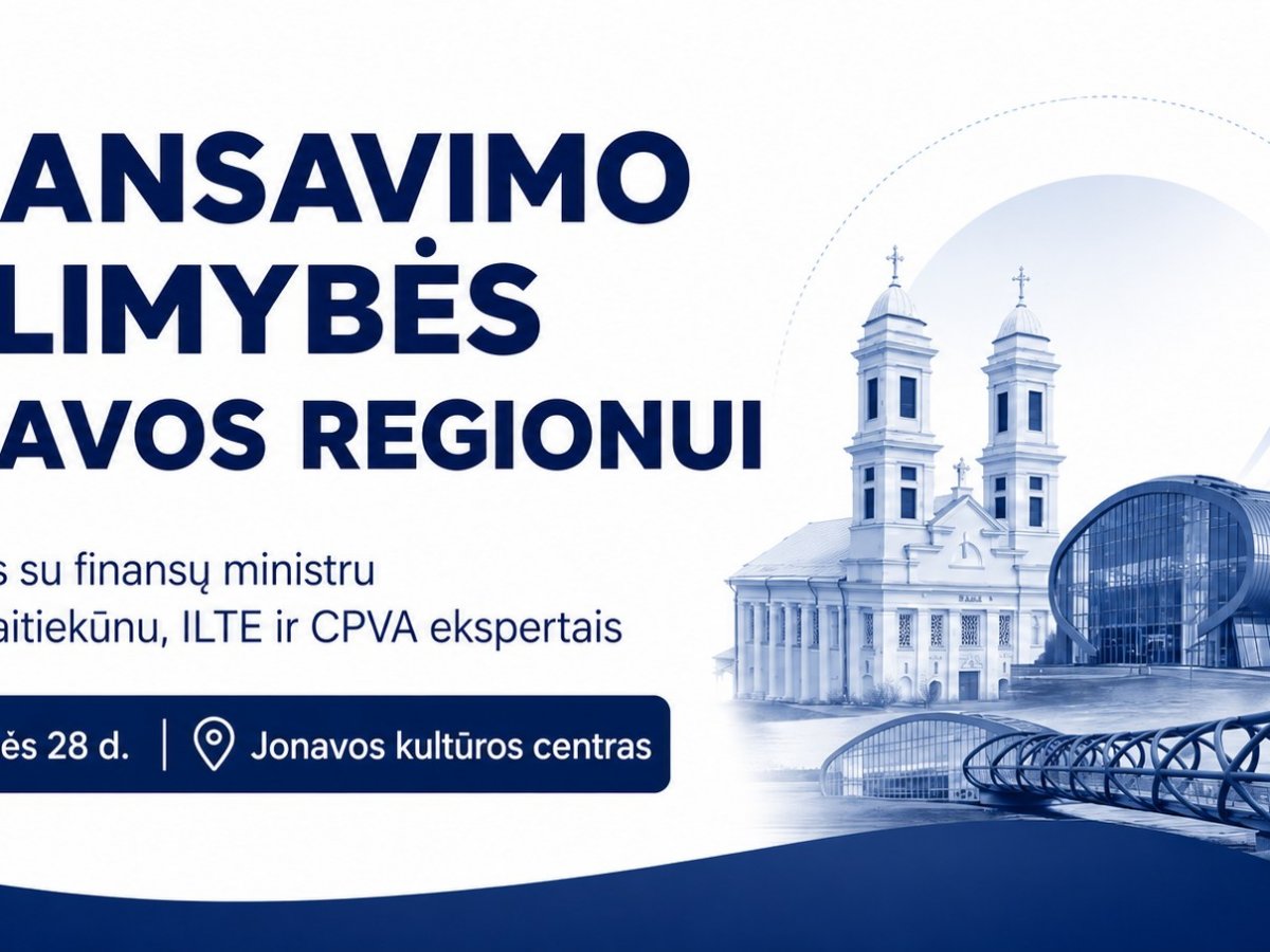 Finansų ministras rytoj atvyksta į Jonavą: ką žada verslui, ūkininkams ir savivaldai