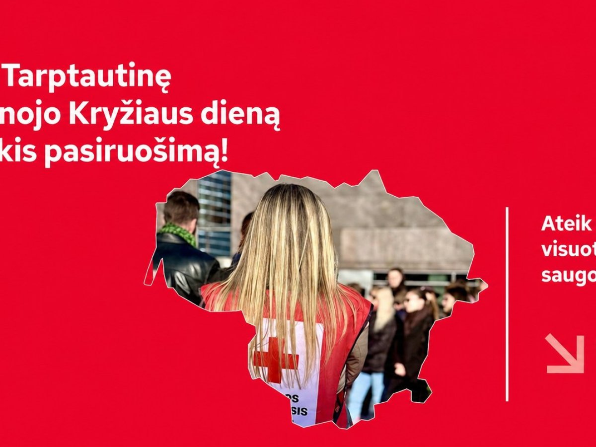Lietuvos Raudonasis Kryžius Kėdainiuose rengia civilinės saugos ekskursiją: ką išmoksite per valandą
