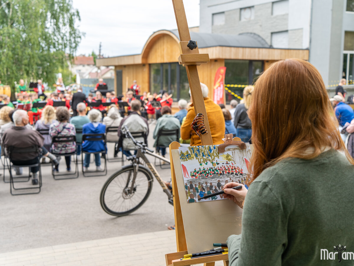 Cukrinį festivalį uždarė ypatingas akcentas: Marijampolės pučiamųjų orkestro 25-mečio koncertas