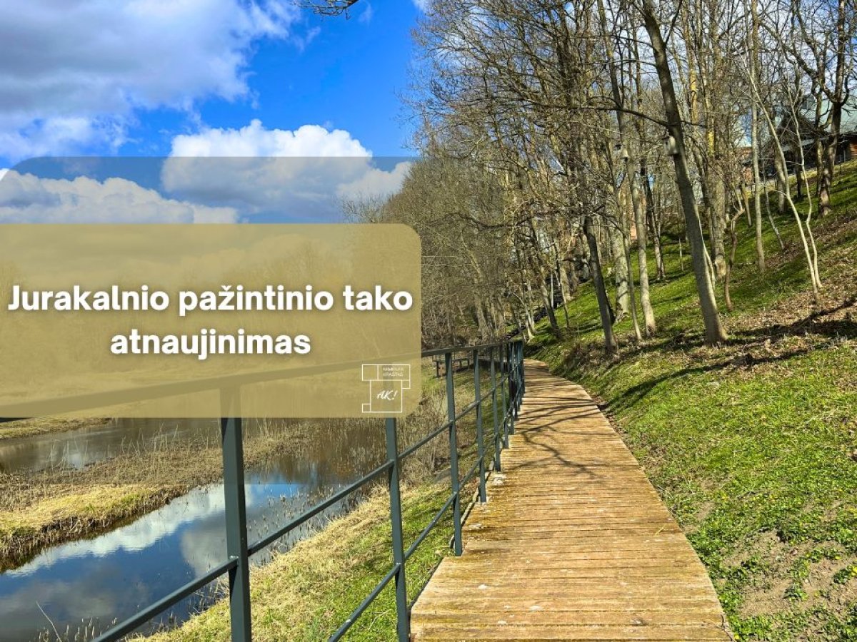 Jurakalnio pažintinis takas Papilėje bus atnaujintas: nauja aikštelė, mažoji architektūra ir kelias