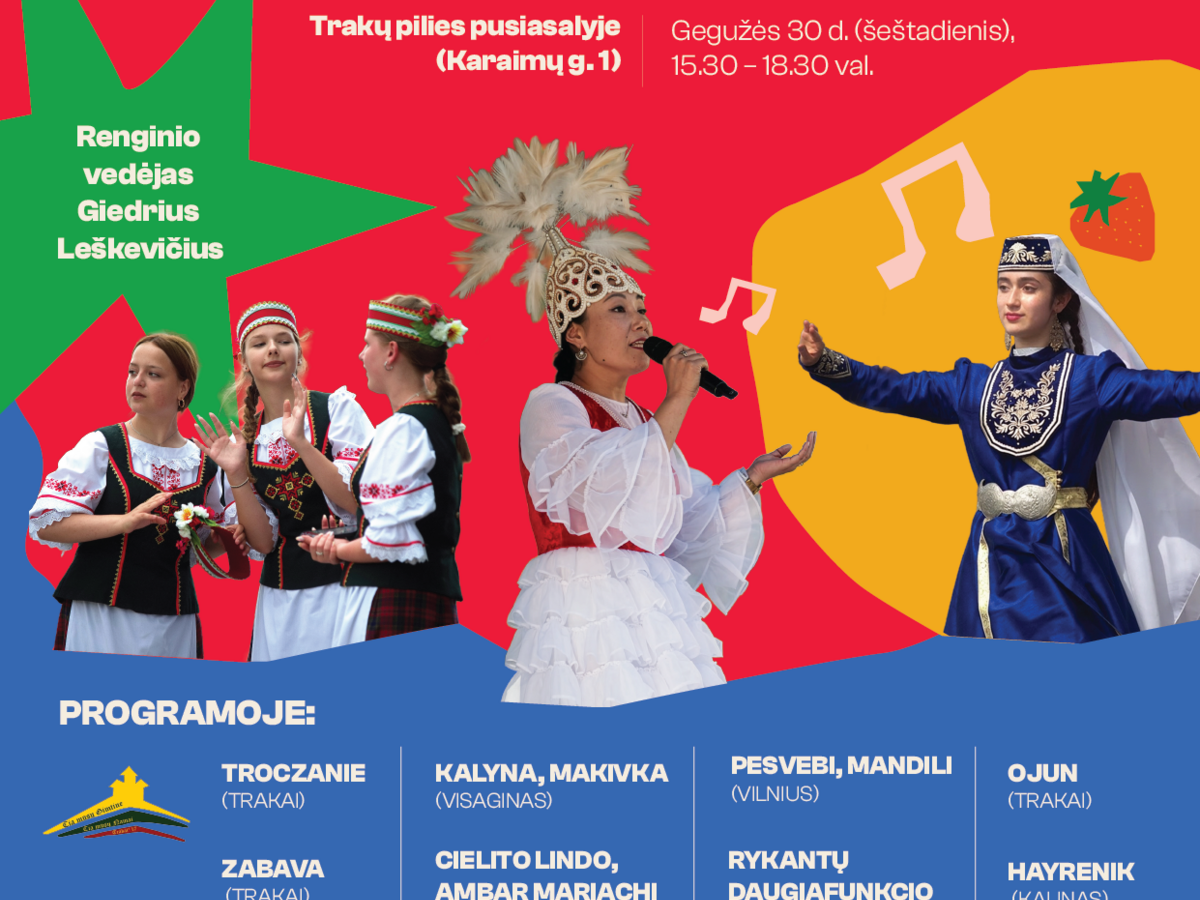 Trakuose vyks IX tautinių bendrijų festivalis: Pusiasalio pilyje susitiks 10 tautų tradicijos