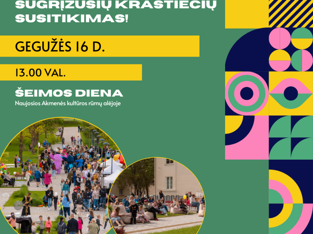 Gegužės 16 dieną Naujojoje Akmenėje – sugrįžusių kraštiečių susitikimas su meru ir bendruomene