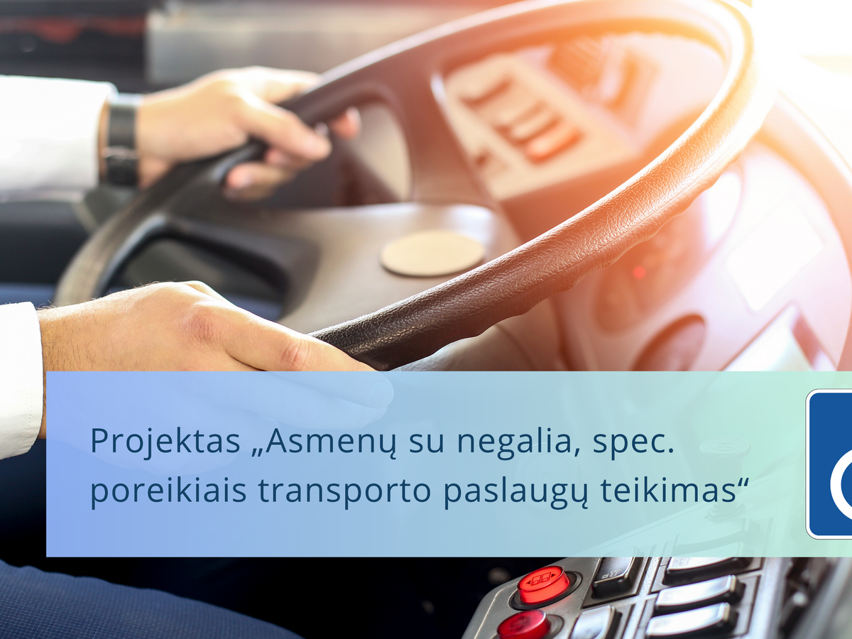 Visagine startavo transporto paslauga žmonėms su negalia: kaip užsisakyti ir kada skambinti