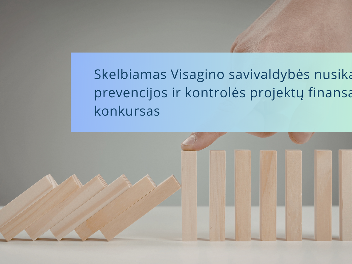 Visaginas skelbia projektų konkursą saugumui: kur teikti paraiškas ir kam bus teikiamas prioritetas