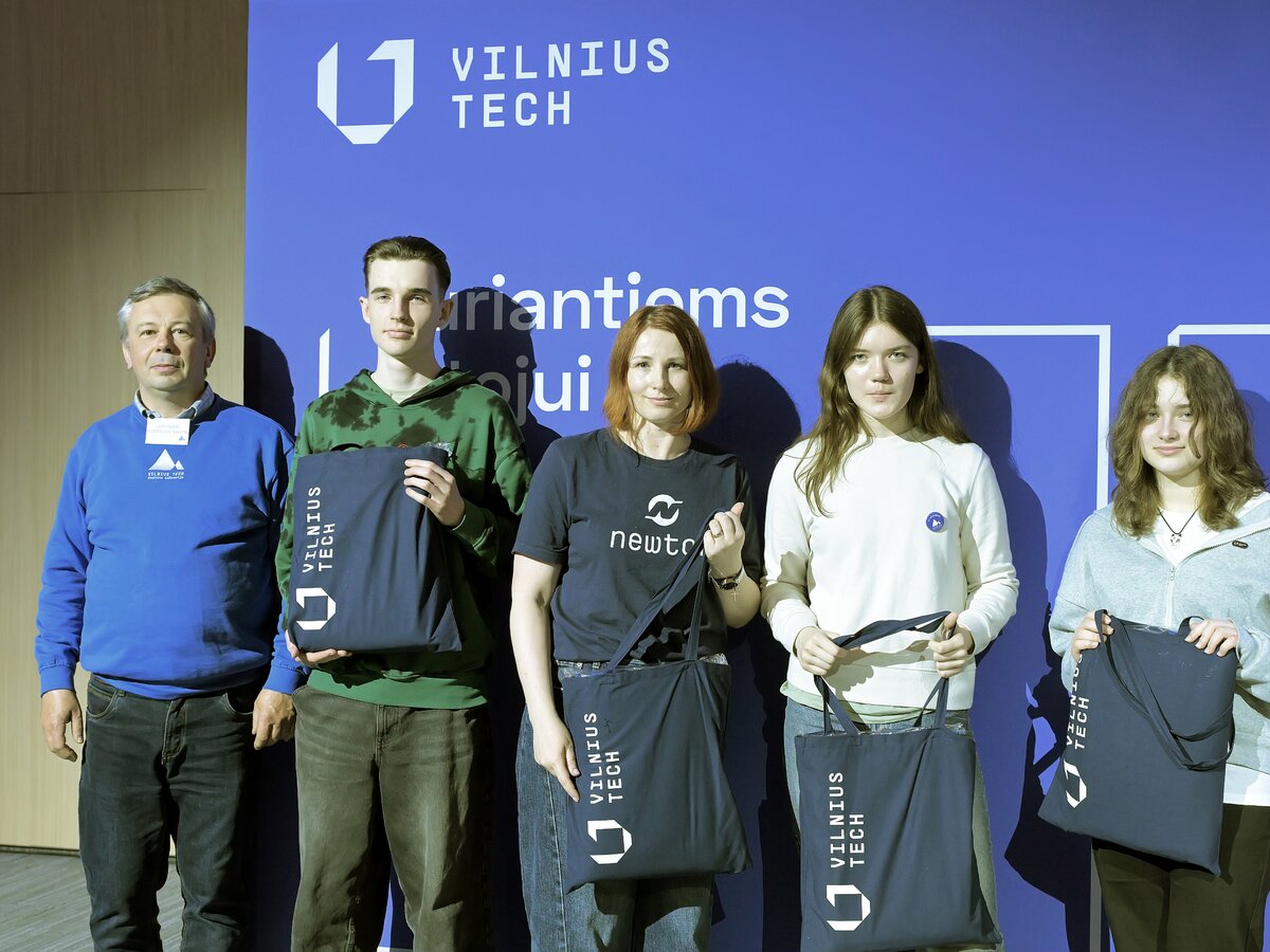 VILNIUS TECH „Ateities inžinerija“ finale – mūsų mokinių II vietos ir nominacija už filmą