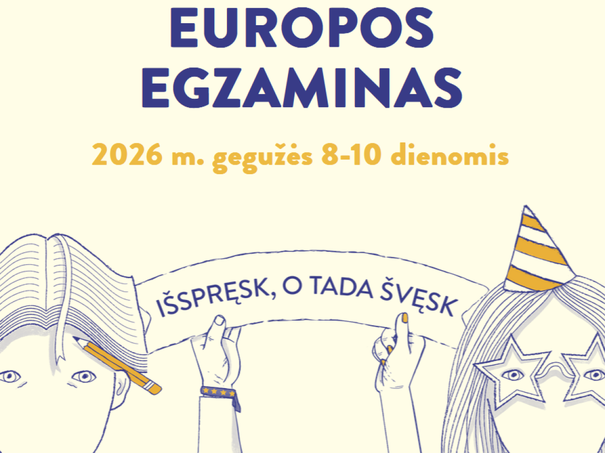 Europos egzaminas 2026: kaip per 10 minučių pasitikrinti žinias ir įsitraukti į organizacijų iššūkį