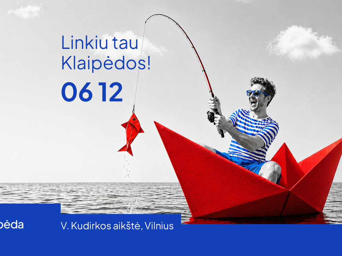 Klaipėda atplaukia į Vilniaus centrą: birželio 12 dieną Kudirkos aikštėje – pajūrio renginiai