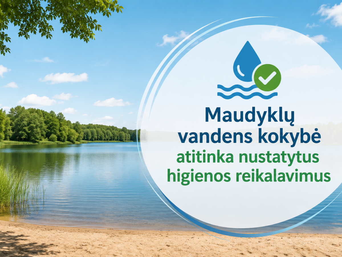 Kėdainiuose prieš sezoną patikrintos maudyklos: ką parodė pirmieji vandens ir smėlio tyrimai