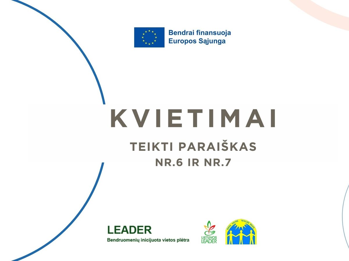Biržų rajono VVG skelbia kvietimus: iki birželio 15 dienos priimamos paraiškos bendruomeniniam ir socialiniam verslui