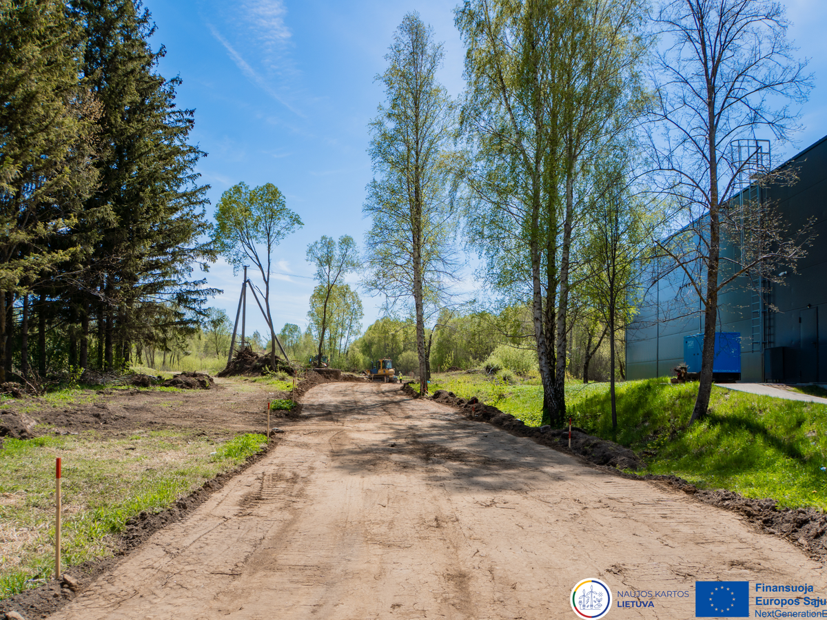 Lazdijuose tvarkomi dviračių takai: kur atsiras naujos atkarpos ir kiek kainuos beveik 2,1 km darbų