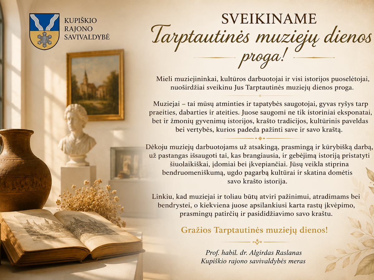 Gegužės 18 dieną minima Tarptautinė muziejų diena: ką šiandien siūlo Lietuvos muziejai