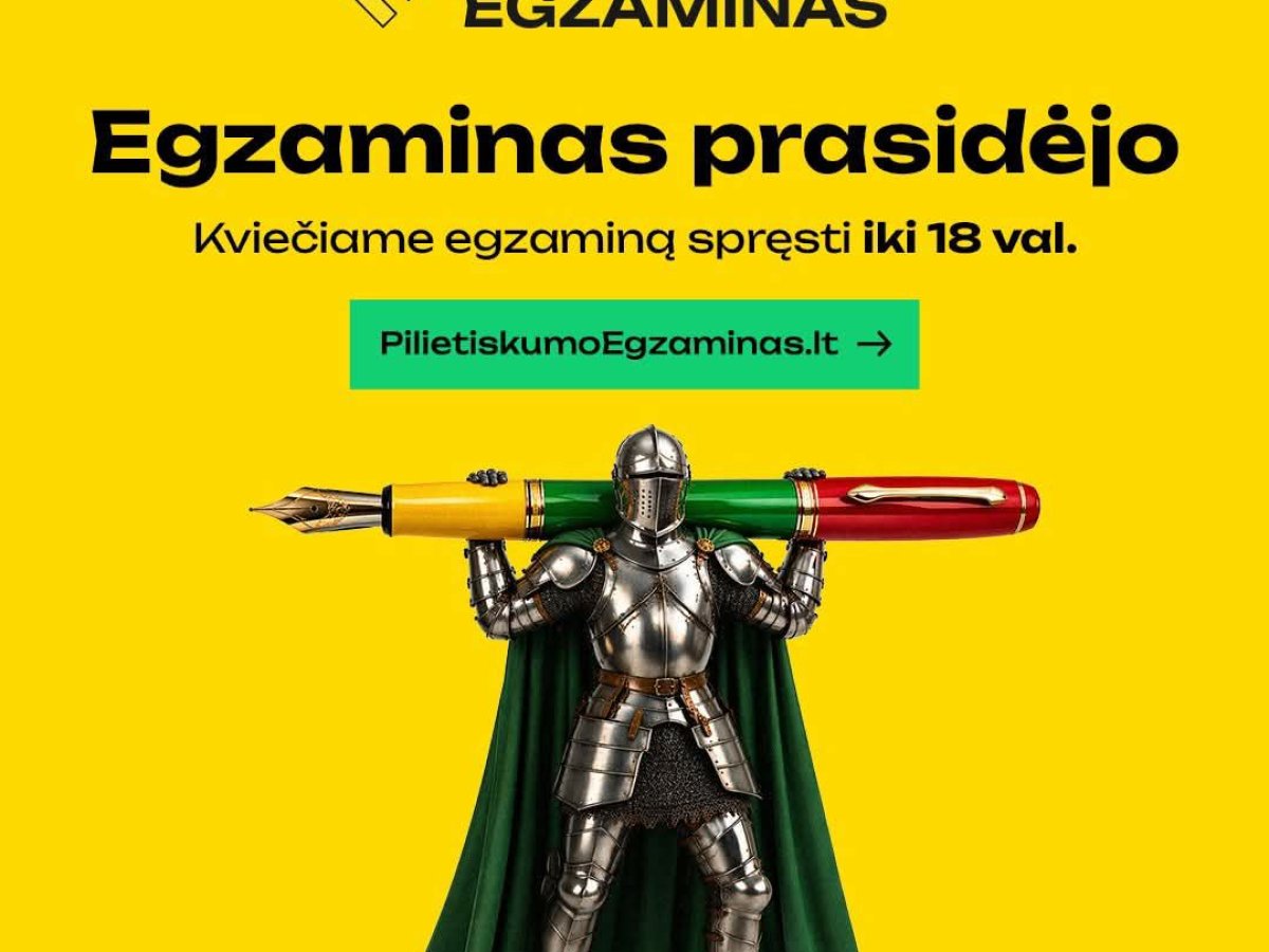 Prasidėjo „Pilietiškumo egzaminas“: iki 18 valandos dar galite pasitikrinti pilietines žinias