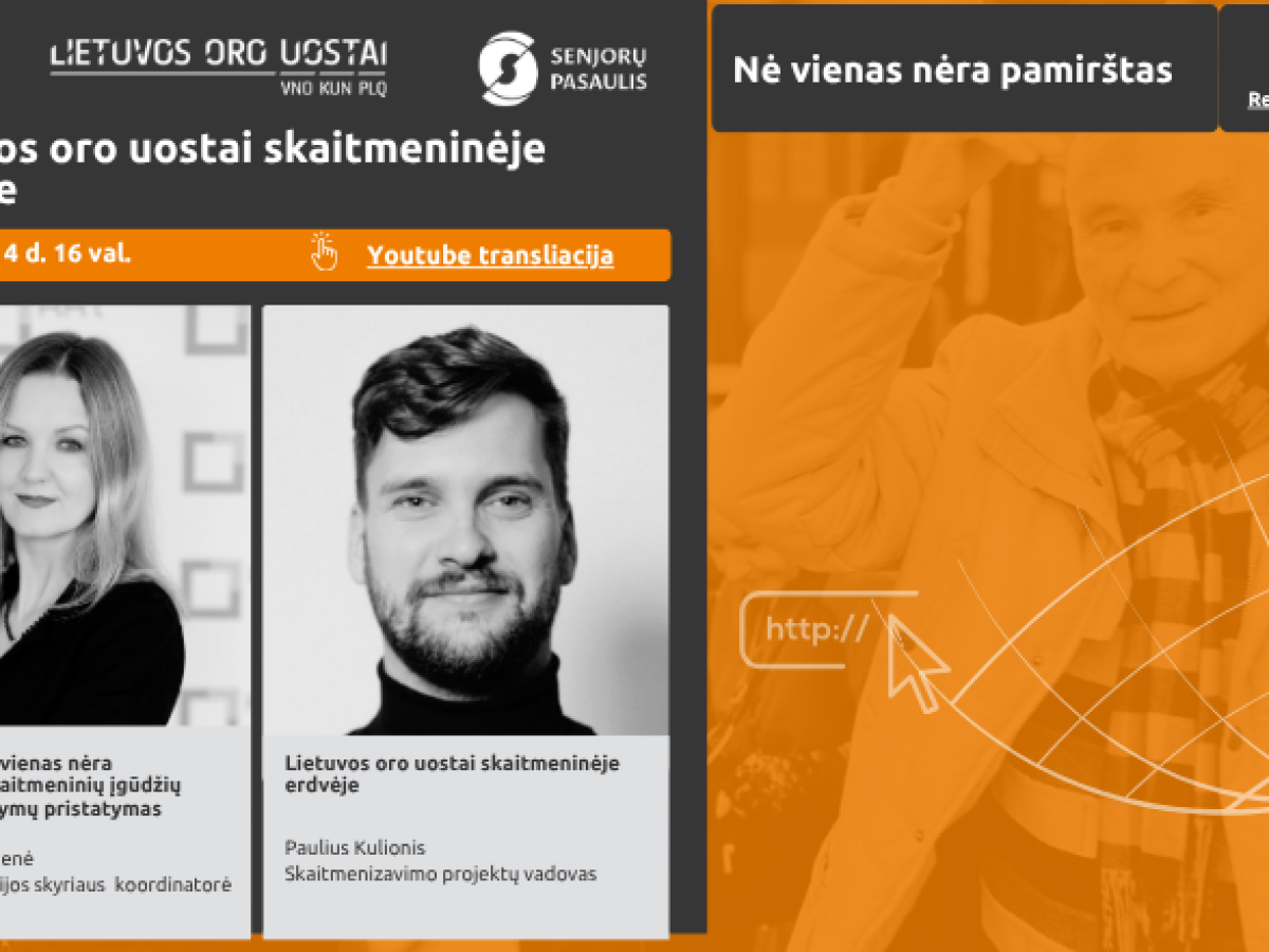 Nemokama nuotolinė paskaita apie Lietuvos oro uostus internete: kur rasti skrydžius ir parkavimą