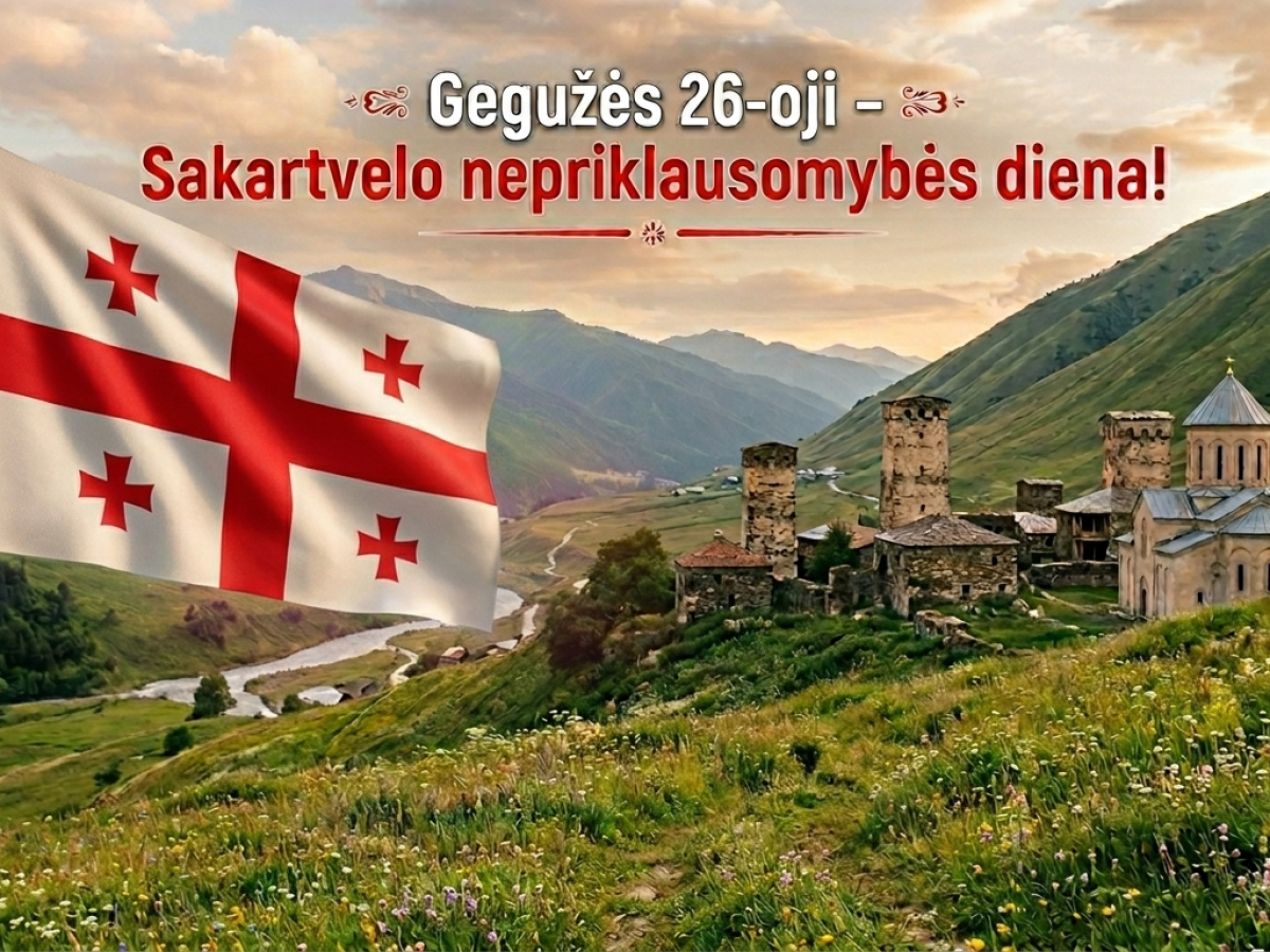 Akmenės meras pasveikino Sakartvelą su Nepriklausomybės diena: žinutė ir Rustaviui