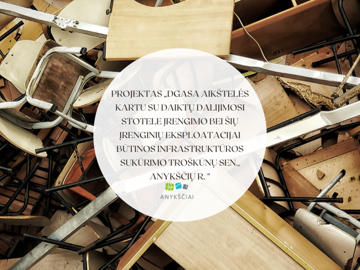 Troškūnuose už 936 250 eurų kurs DGASA aikštelę su daiktų dalijimosi stotele: ką tai keis?