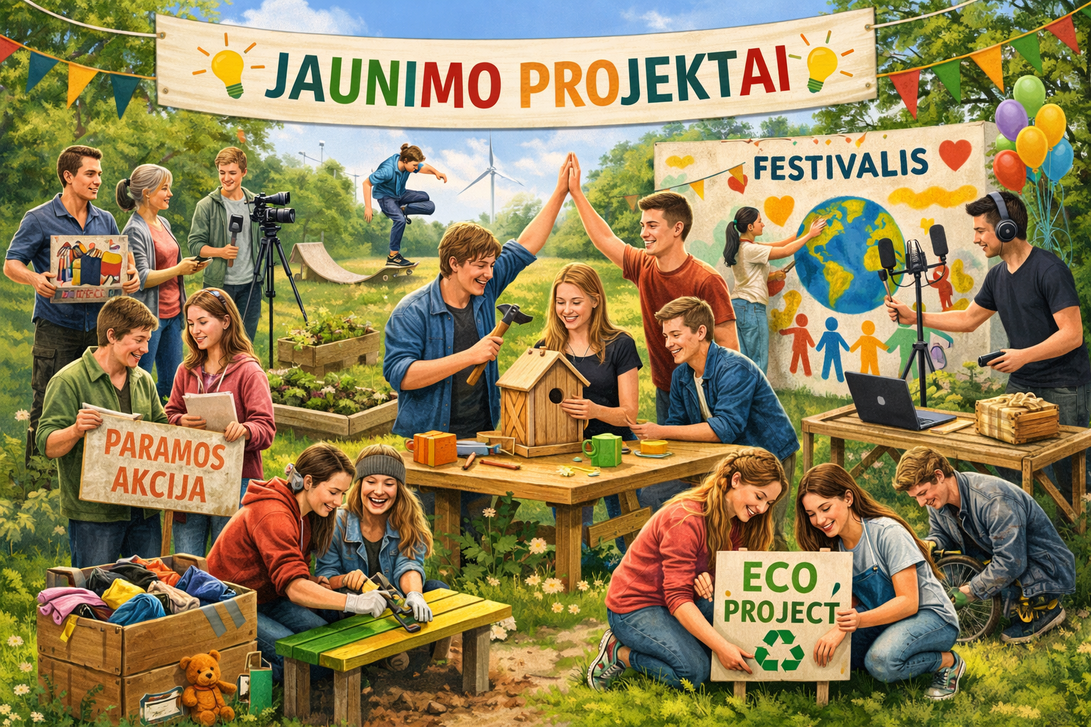 Šiaulių savivaldybė patvirtino 2026 metų jaunimo iniciatyvų projektus: kam skyrė dalinį finansavimą