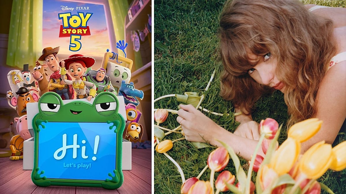 Taylor Swift pristato dainą Toy Story 5: premjera šią savaitę, filme – vaikų ekranų priklausomybė