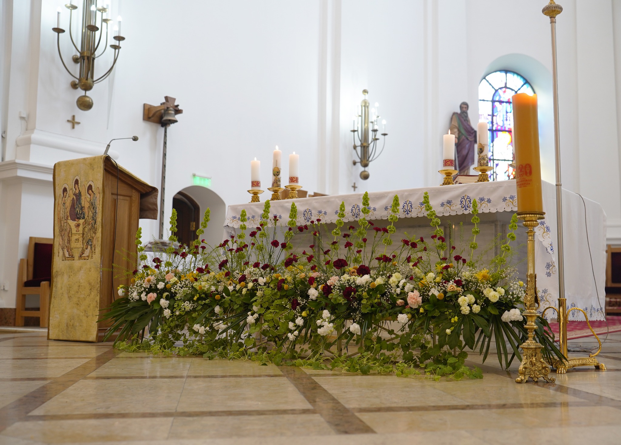 Vilkaviškio katedroje padėkota prelatui Vytautui Gustaičiui: 45 metai kunigystėje ir tarnystė kraštui