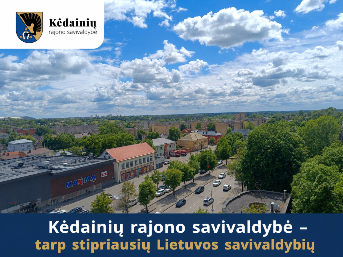 Kėdainių rajono savivaldybė reitinge kilo į 15 vietą: ką labiausiai įvertino gyventojai?