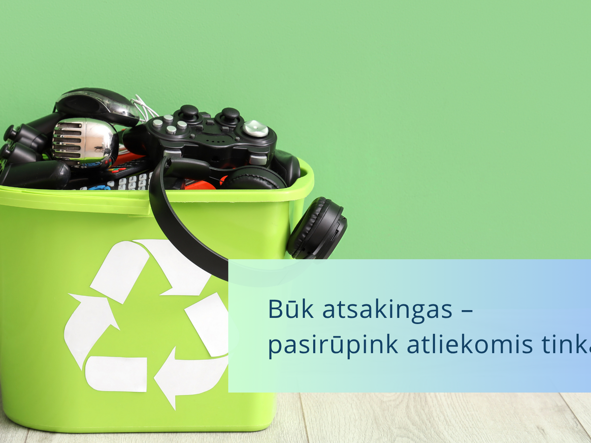 Visagine birželio 9 dieną rinks elektronikos atliekas ir baterijas: ką priims nemokamai, o kas kainuos