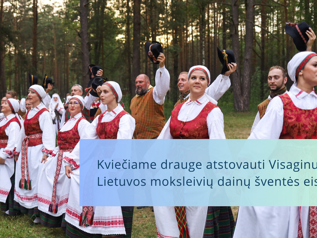 Visaginas kviečia į moksleivių dainų šventės eiseną Vilniuje: kada ir kaip prisijungti