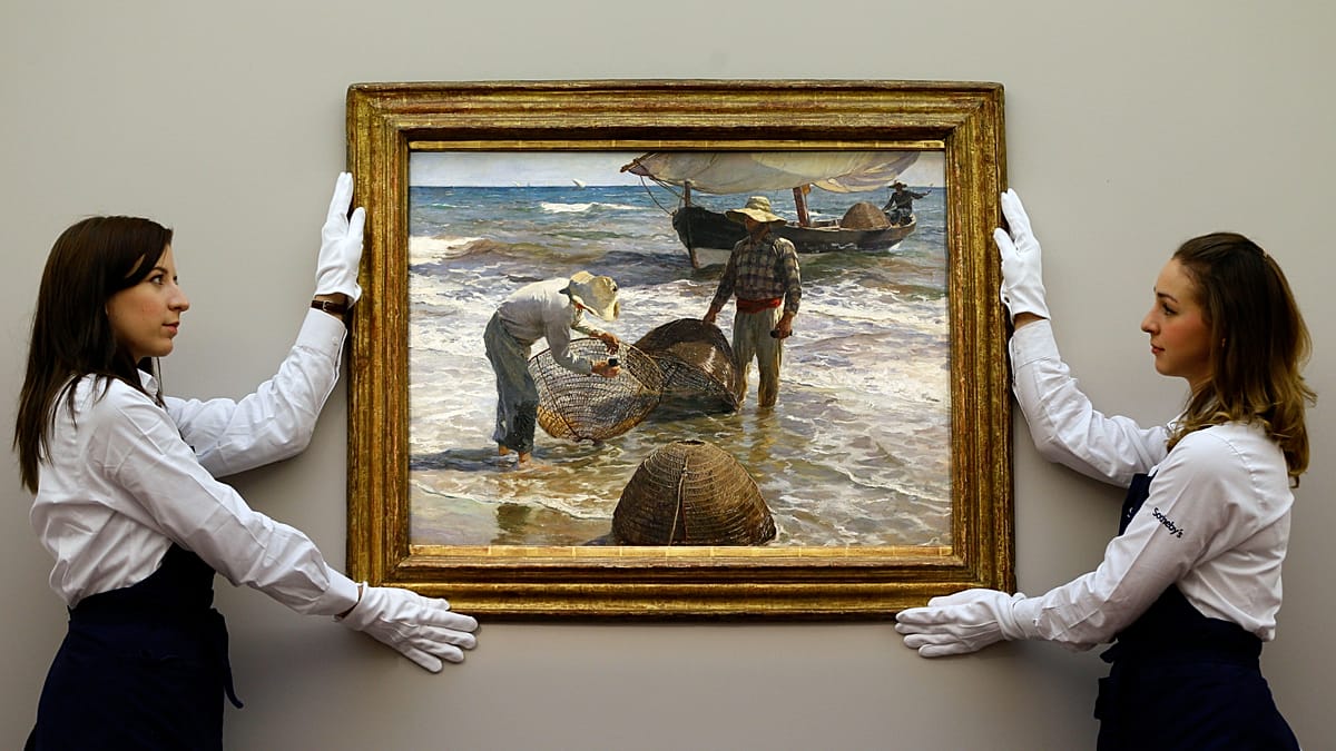 Sevilijoje nuo šaligatvio pakėlė paveikslą: DI parodė, kad tai gali būti Sorolla originalas