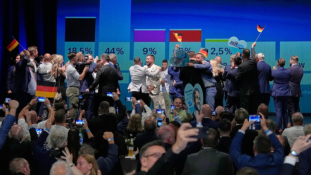 AfD šokas Vokietijoje: kraštutiniai dešinieji triumfuoja ir dreba ES politinis pamatas