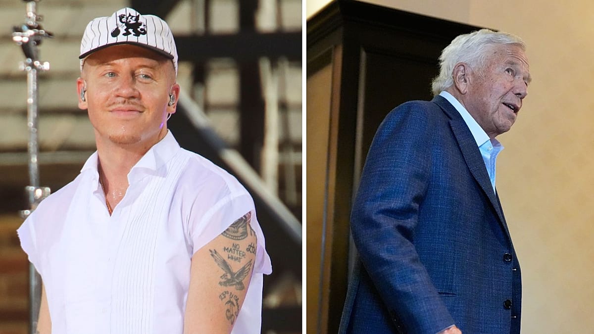 Macklemore skiria 870 000 eurų palestiniečių paramai ir viešai kviečia milijardierių Robertą Kraftą prisidėti