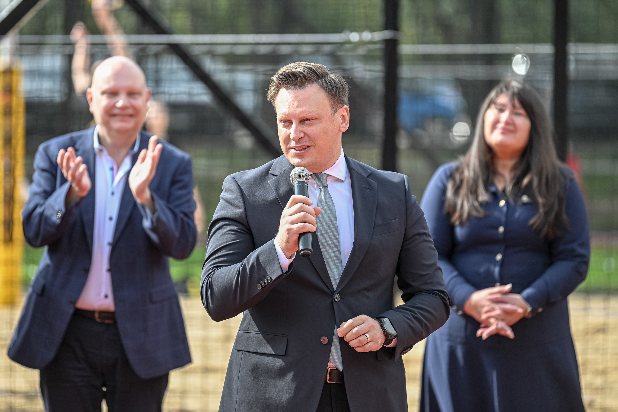 1 mln. eurų sportui Vilniuje: naujas aikštynas suvienijo LASUC ir Vokietijos karių vaikus