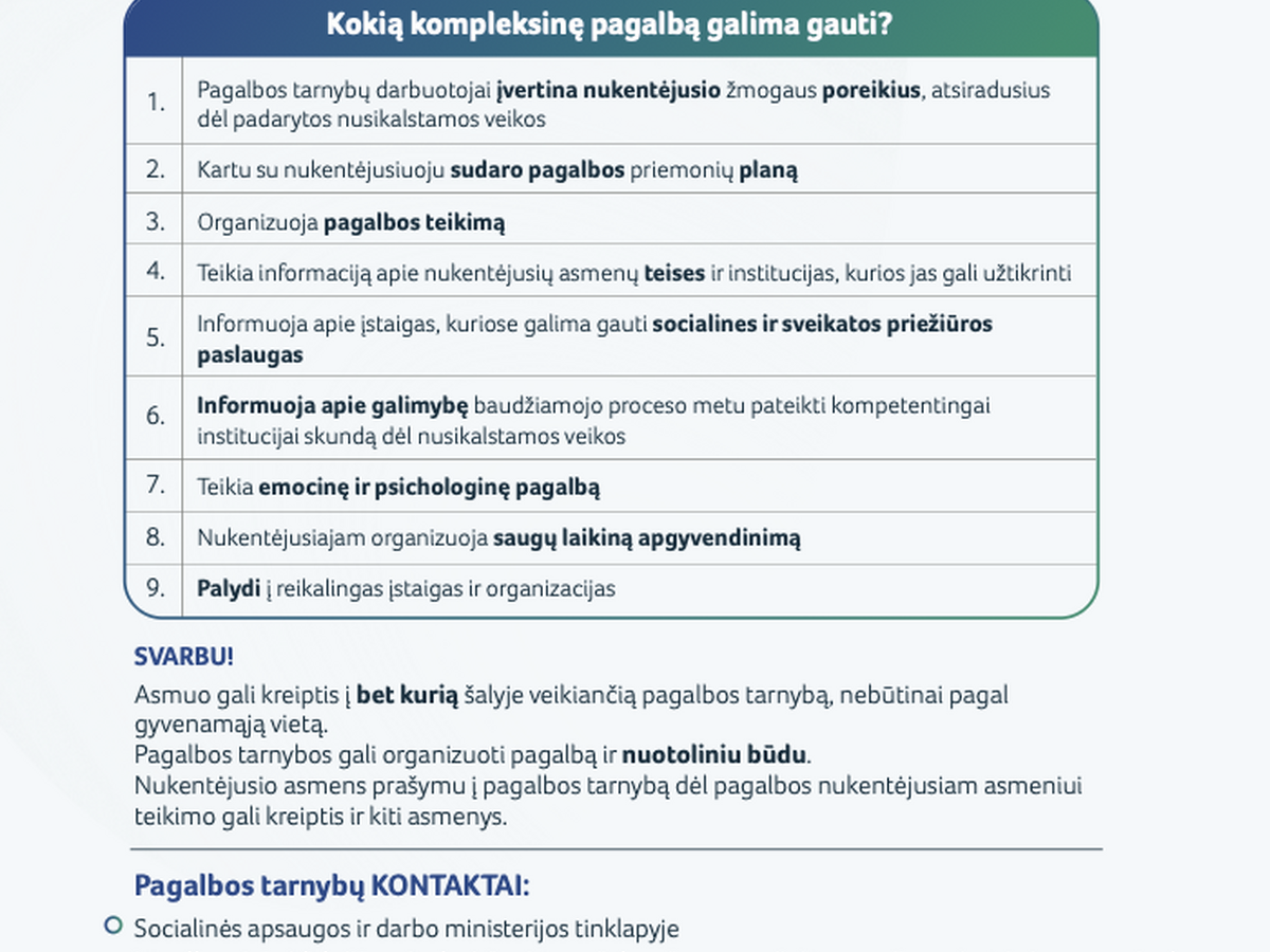 Patyrėte smurtinį nusikaltimą? Štai kada valstybė gali kompensuoti žalą ir ką daryti