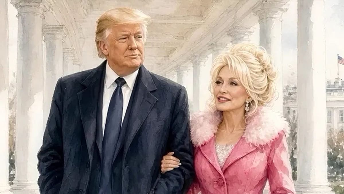 D. Trumpas pasidalijo DI atvaizdu su Dolly Parton: gerbėjai piktinasi ir kaltina nepagarba